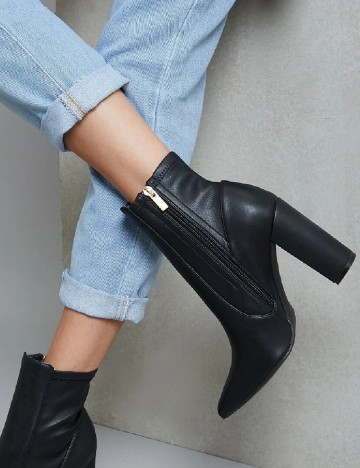 Botine SHEIN, negru