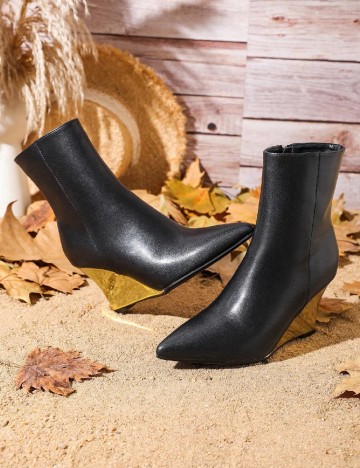 Botine SHEIN, negru