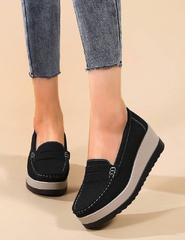 Mocasini SHEIN, negru