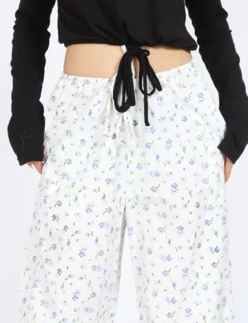 Pantaloni Vero Moda, alb Alb