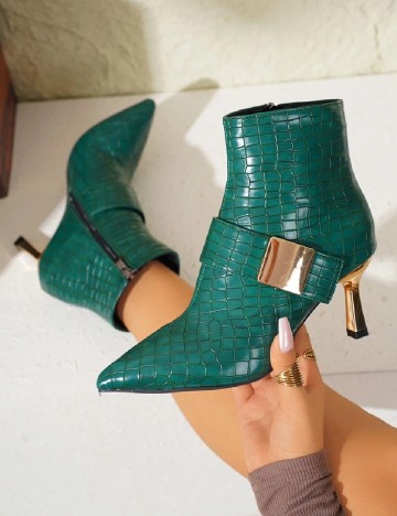 Botine SHEIN, verde