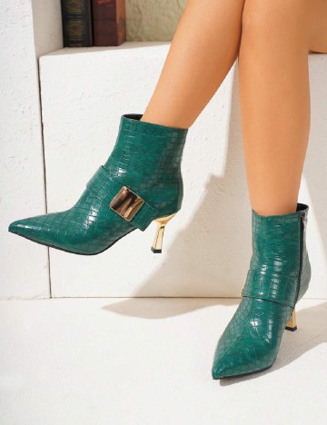 Botine SHEIN, verde