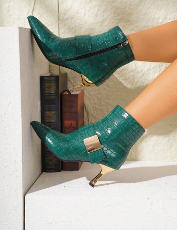 Botine SHEIN, verde