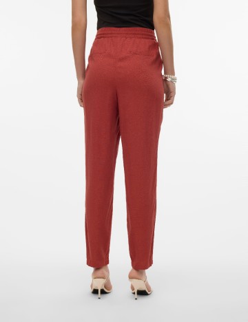 Pantaloni Vero Moda, caramiziu