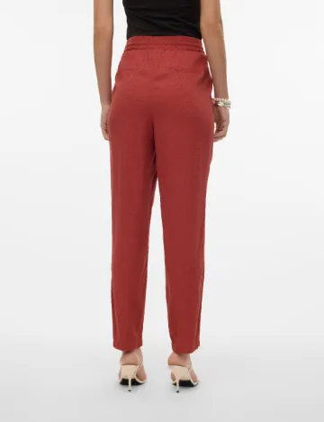 Pantaloni Vero Moda, caramiziu Maro