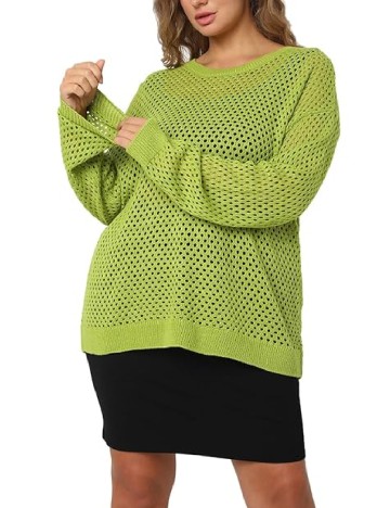 Bluza Vero Moda Curve, verde