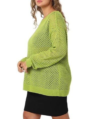 Bluza Vero Moda Curve, verde