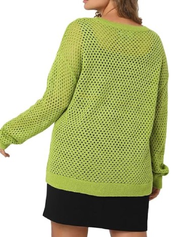 Bluza Vero Moda Curve, verde