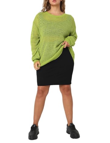 Bluza Vero Moda Curve, verde