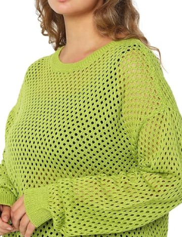 Bluza Vero Moda Curve, verde