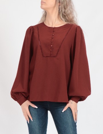 Bluza Vero Moda, caramiziu