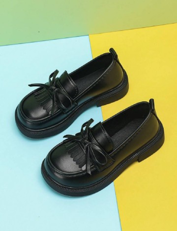 Mocasini Shein Kids, negru