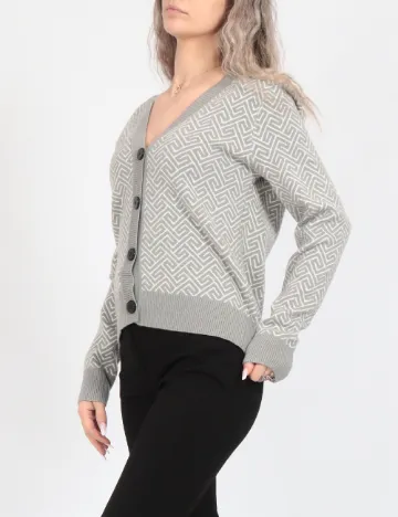 Cardigan Vero Moda, gri Gri