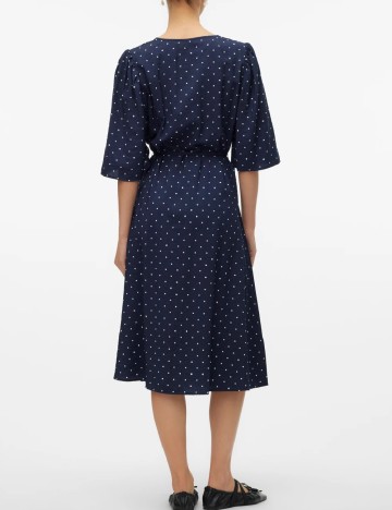 Rochie medie Vero Moda, bleumarin