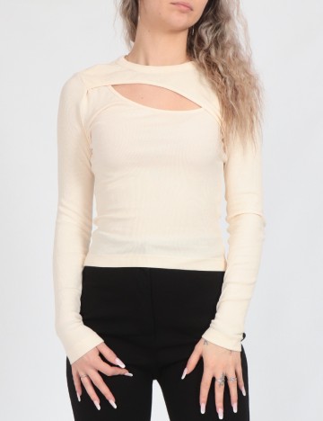 Bluza Vero Moda, crem