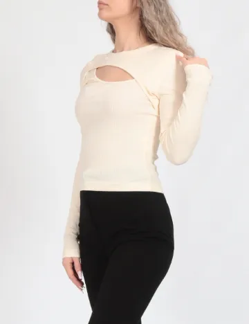 Bluza Vero Moda, crem Crem