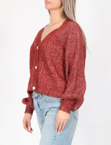 Cardigan Vero Moda, visiniu Rosu