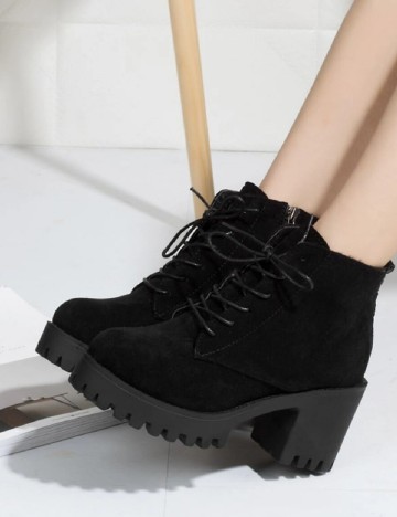 Botine SHEIN, negru