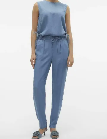 Pantaloni Vero Moda, albastru Albastru