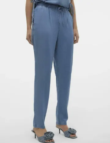 Pantaloni Vero Moda, albastru Albastru