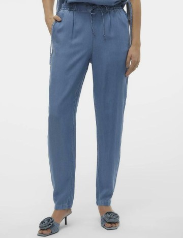 Pantaloni Vero Moda, albastru