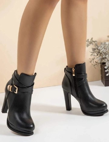 Botine SHEIN, negru