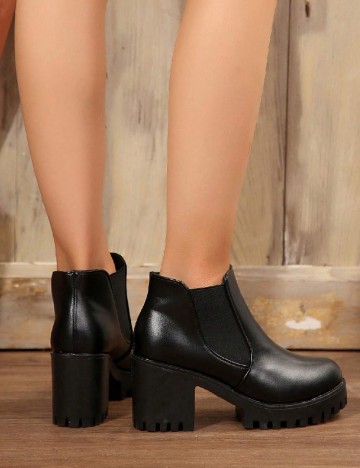 Botine SHEIN, negru