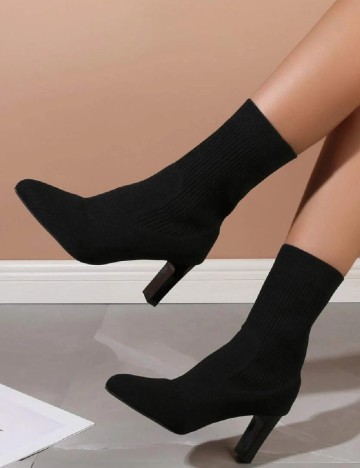 Botine SHEIN, negru