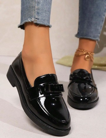 Mocasini SHEIN, negru