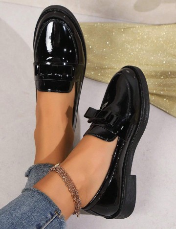 Mocasini SHEIN, negru