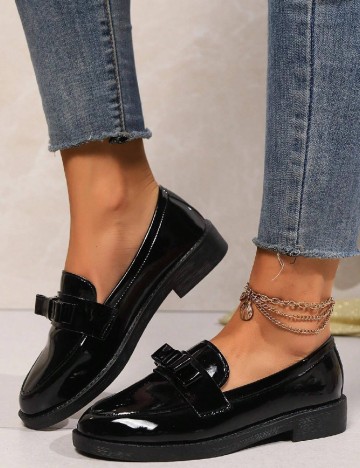 Mocasini SHEIN, negru