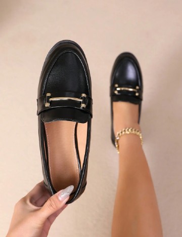 Mocasini SHEIN, negru