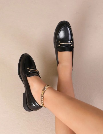 Mocasini SHEIN, negru