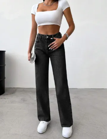 Blugi SHEIN, negru Negru