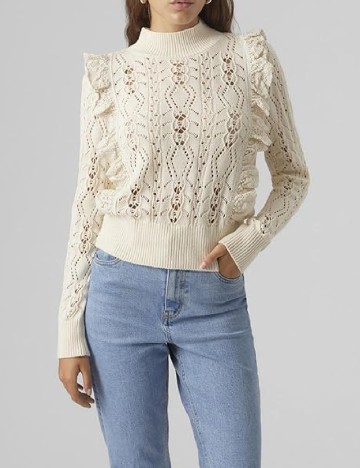 Bluza Vero Moda, crem