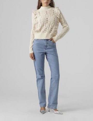 Bluza Vero Moda, crem