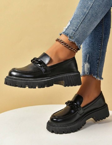 Mocasini SHEIN, negru