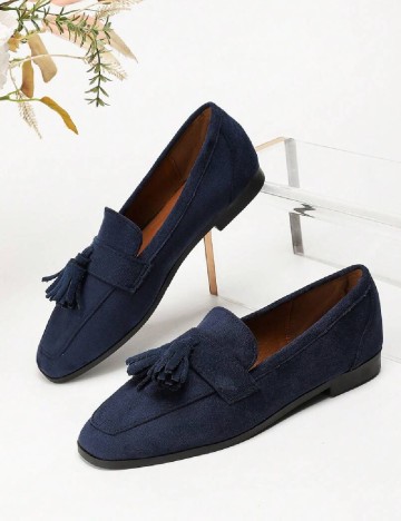 Mocasini SHEIN, bleumarin