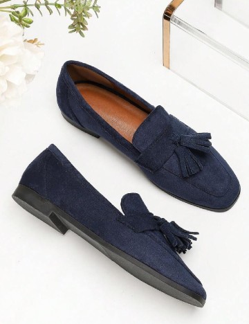 Mocasini SHEIN, bleumarin