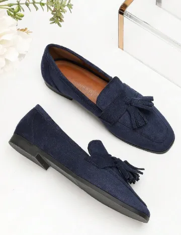 Mocasini SHEIN, bleumarin Albastru