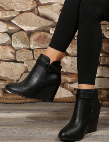 Botine SHEIN, negru