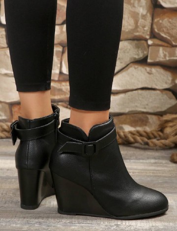 Botine SHEIN, negru