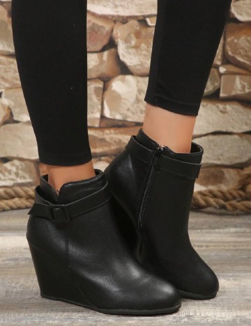 Botine SHEIN, negru