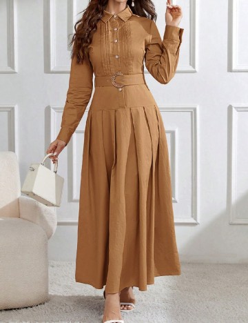 Rochie lunga SHEIN, maro
