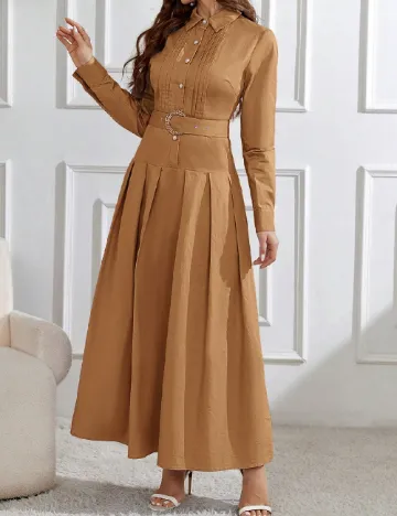 Rochie lunga SHEIN, maro