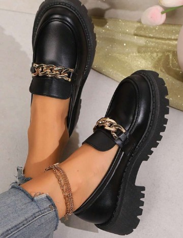 Mocasini SHEIN, negru