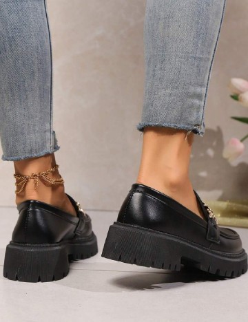 Mocasini SHEIN, negru