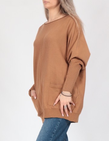 Bluza Oversize SHEIN, maro