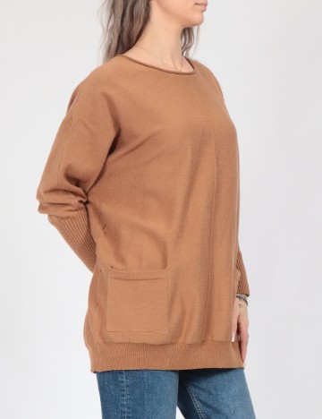 Bluza Oversize SHEIN, maro