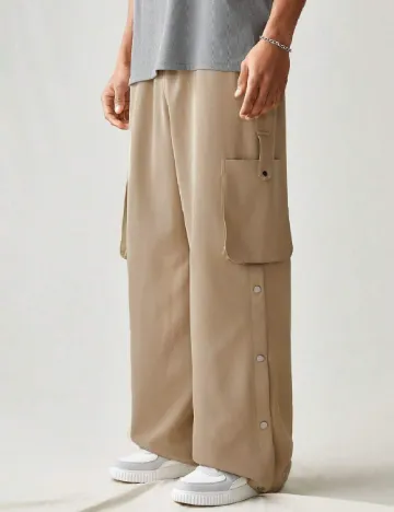 Pantaloni SHEIN, maro deschis Maro